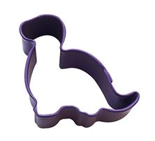 Picture of MINI BRONTOSAURUS POLY-RESIN COATED COOKIE CUTTER PURPLE 4.4